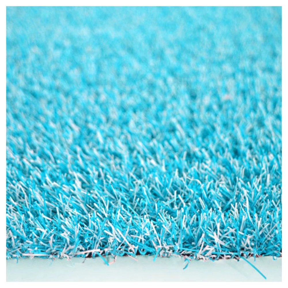 Gazon Synthétique Happy Party - Couleur Bleu - Classé Feu - 20mm - 1m X 9m – Image 7