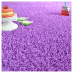 Gazon Synthétique Happy Party - Couleur Violet - Classé Feu - 20mm - 2m X 5m
