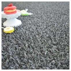 Gazon Synthétique Arty - Couleur Gris Foncé - 20mm - 1m X 6m