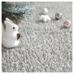 Gazon Synthétique Happy Party - Couleur Gris Clair - Classé Feu - 20mm - 2m X 4m