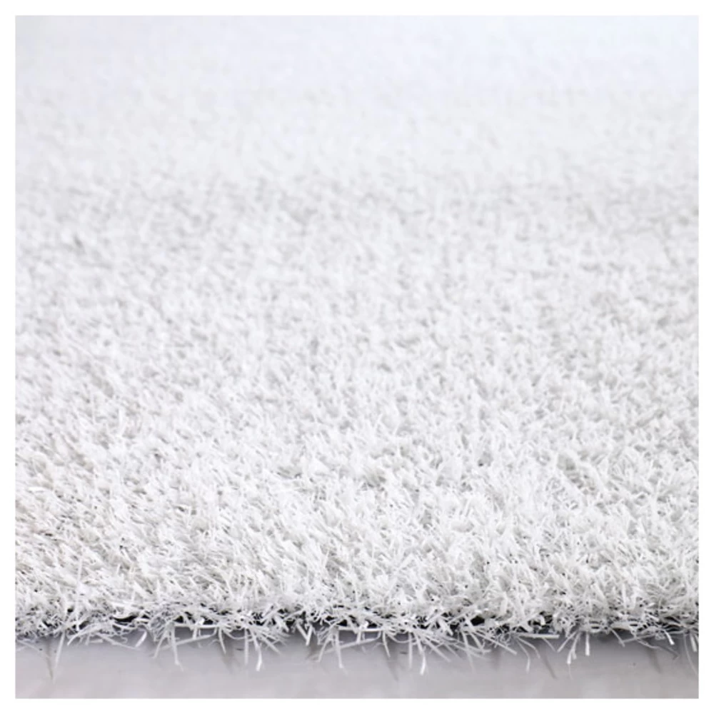 Gazon Synthétique Peps Rainuré - Couleur Blanc - 20mm - 2 X 6m – Image 5